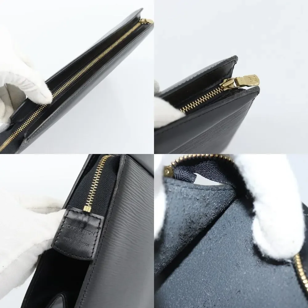 Louis Vuitton Epi Trousse Crete Pouch Black